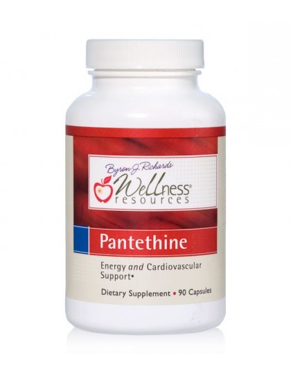 Pantethine - Coenzyme Vitamin B5 for Energy, Adrenals, Cholesterol Health
